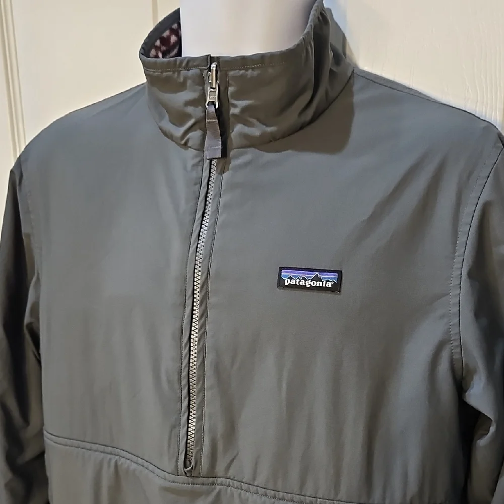 Patagonia Reversible Snap T Glissade Saltillo Fleece 3/4 Zip Size Small